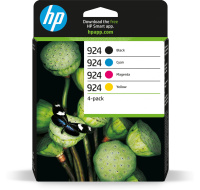 HP 924 CMYK Original Ink Cartridge 4-Pack