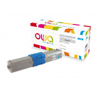 OWA Armor toner pre OKI C511, C531, MC 562, 5000 strán, 44469724, modrá/kyanová