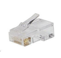 PREMIUMCORD RJ45 8pin konektor - drôt, balenie 10 ks vo vrecku