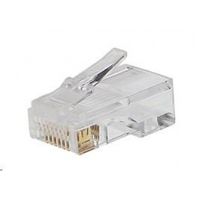 PREMIUMCORD RJ45 8pin konektor - drôt, balenie 10 ks vo vrecku