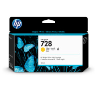 HP 728 130-ml Yellow DesignJet Ink Cartridge