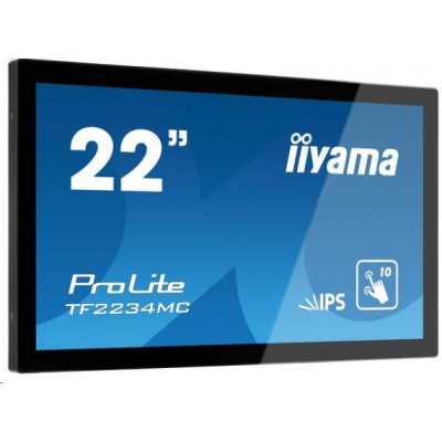 iiyama ProLite TF2234MC-B7X, 54.6cm (21.5''), Projected Capacitive, 10 TP, Full HD, black