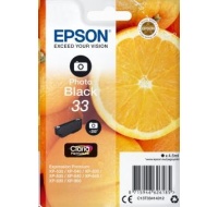 Čierny atrament EPSON v jednom balení "Orange" Photo Black 33 Claria Premium Ink