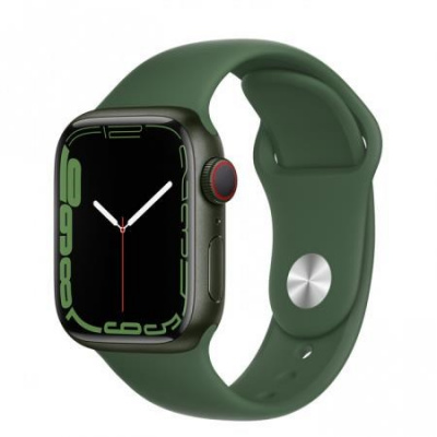 Apple Watch Series 7 Cell, 41mm Green/Clover SportBand
