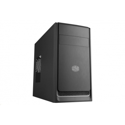 Cooler Master skrinka MasterBox E300L, micro-ATX, Mini Tower, strieborná, bez zdroja