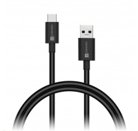 CONNECT IT Wirez USB-C (typ C) -> USB-A, USB 3.1 Gen 1, čierna, 1 m