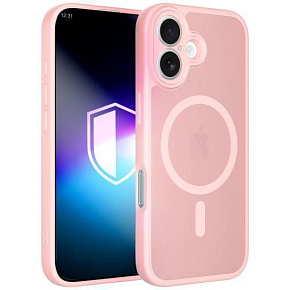 3mk ochranný kryt Misty MagCase Pink pro Apple iPhone 16 3mk ochranný kryt Misty MagCase Pink pro Apple iPhone 16