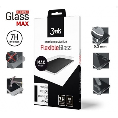 3mk hybridní sklo FlexibleGlass Max pro Samsung Galaxy A6+ 2018 (SM-A605), černá
