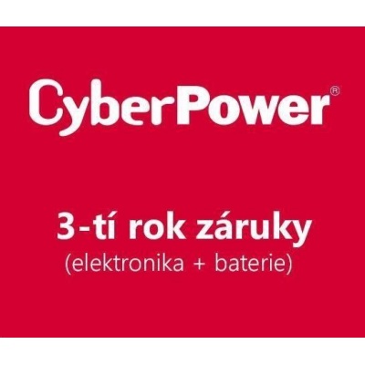 CyberPower 3-tí rok záruky pro PR2200ELCDSL, PR2200ERT2U, BPSE36V45A, BP48VP2U02