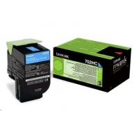 LEXMARK Cyan toner 702HC pre CS310/410/510 z programu Lexmark Return (3 000 strán)