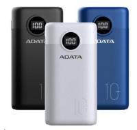 ADATA PowerBank AP10000 - externá batéria pre mobilný telefón/tablet 10000mAh, čierna (37Wh) USB-C