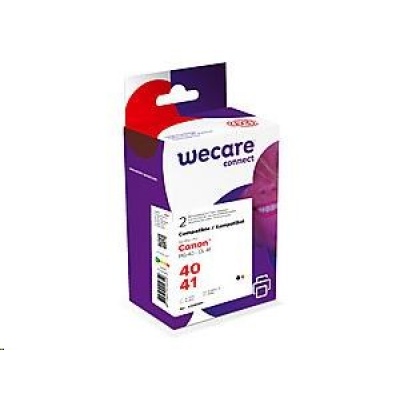 WECARE ARMOR kazeta pre CANON iP1600/2200 (PG40+CL41), CMYK, 1x16ml/1x12ml