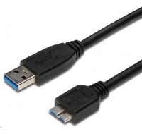 Kábel USB PREMIUMCORD 3.0 A - Micro B 3m, prepojenie (M/M)