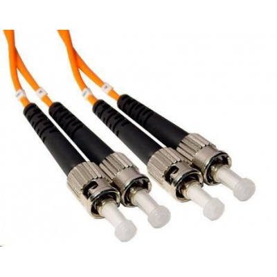 Duplexní patch kabel MM 62,5/125 OM1, ST-ST, LS0H, 5m