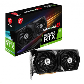 MSI VGA NVIDIA GeForce RTX 3050 GAMING X 8G, RTX 3050, 8GB GDDR6, 3xDP, 1xHDMI