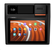 Sunmi D2 Mini, 4G, NFC, 25,7cm (10,1''), CD, Android, black, orange