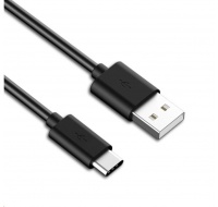 Kábel USB PREMIUMCORD 3.1 C/M - USB 2.0 A/M, rýchlonabíjací prúd 3A, 50 cm, čierna