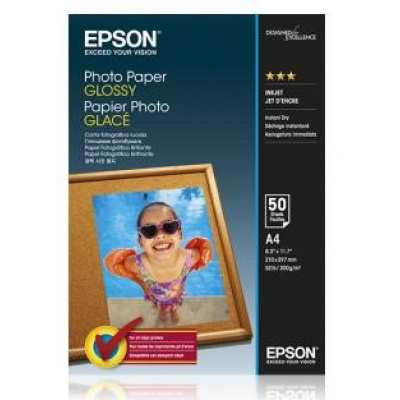 EPSON Papier A4 - fotografický papier lesklý A4 50 listov