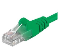 PremiumCord Patch kabel UTP RJ45-RJ45 CAT6 1m zelená