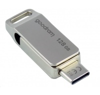 GOODRAM Flash disk 128 GB ODA3, USB 3.2, strieborná