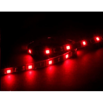 AKASA LED pásik Vegas M, magnetický, 50 cm, červený