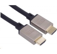 Kábel HDMI PREMIUMCORD 2.1 vysokorýchlostný + ethernetový kábel 8K@60Hz, 4K@120Hz, pozlátené konektory, 3 m