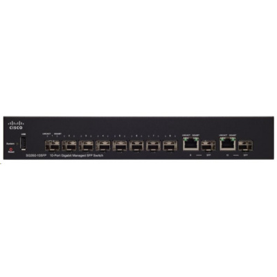 Cisco switch SG350-10SFP-K9-EU-RF, 8xSFP, 2xGbE/SFP, REFRESH