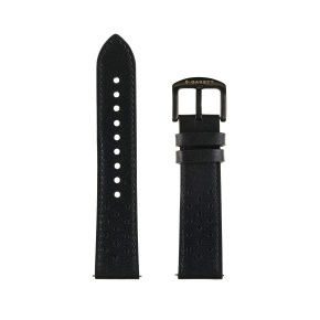 Garett univerzální řemínek 22 mm, černý kožený