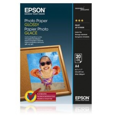 EPSON Papier A4 - Fotopapier lesklý A4 20 listov