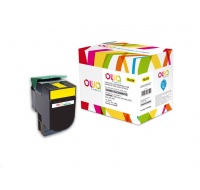 OWA Armor toner pre LEXMARK C540, 543, 544, 546, X543, X544, X546, X548, 2000 strán, C540H1YG, žltá/žltá