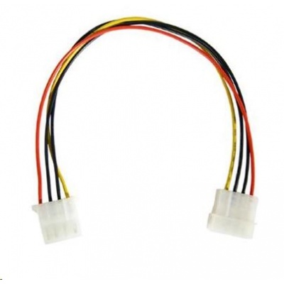 PREMIUMCORD Predlžovací napájací kábel vnútorný 5,25" molex 37cm