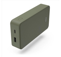 Hama Colour 20, powerbanka 20000 mAh, 3 A, výstup: USB-C, USB-A, zelená