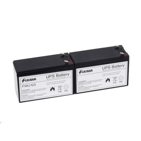 Batérie - FUKAWA FWU-123 sada batérií pre APCRBC123 (12V/7Ah, 2ks)