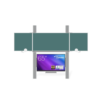 OPTOMA EKOTAB Pylon 290 s přední tabulí TRIPTYCH K 200x100 BZZZB pro LCD 65" Optoma 3651RK