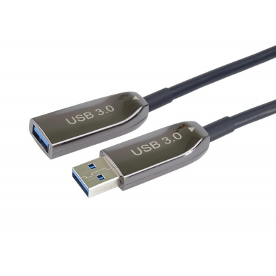PremiumCord Optický predlžovací kábel AOC USB 3.0 A/muž - A/žena, 10 m