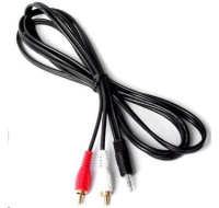 Káblový konektor PREMIUMCORD 2.5 mm stereo - 2x Cinch M 2 m