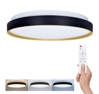 Solight LED osvětlení s dálkovým ovladačem Cala, 48W, 3360lm, 38cm, změna chromatičnosti, stmívatelné