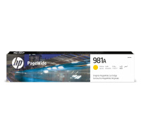 HP 981A Yellow Original PageWide Cartridge (6,000 pages)