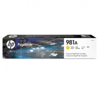 HP 981A Yellow Original PageWide Cartridge (6,000 pages)