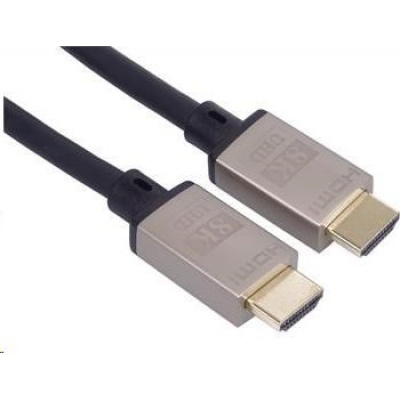 Kábel HDMI PREMIUMCORD 2.1 vysokorýchlostný + ethernetový kábel 8K@60Hz, 4K@120Hz, pozlátené konektory, 1.5m