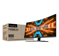 BAZAR - GIGABYTE LCD - 31.5" Gaming monitor M32UC, Prohnutý VA 1500R, 3840 x 2160 UHD, 144Hz, 3000:1, POŠKIOZENÝ OBAL