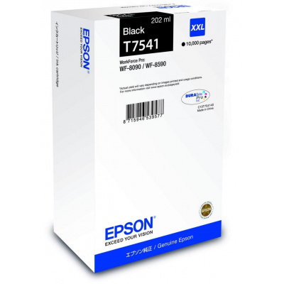 EPSON - poškozený obal - Ink čer WF-8xxx Series Ink Cartridge XXL Black - 10.000str. (202 ml)