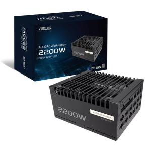 ASUS zdroj Pro WS 2200W Platinum, 140mm, Plně modulární, 80 Plus Platinum, ATX 3.1 ASUS zdroj Pro WS 2200W Platinum, 140mm, Plně modulární, 80 Plus Platinum, ATX 3.1