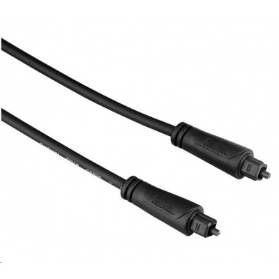 Hama optický audio kábel ODT, Toslink vidlica - vidlica, 1*, 1,5 m