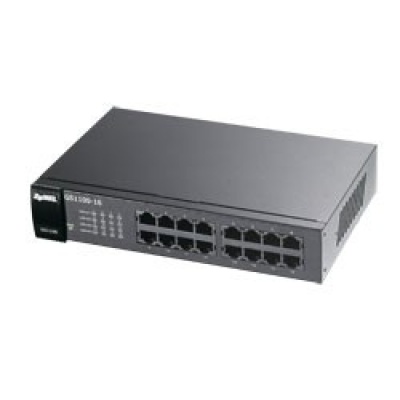 Zyxel GS1100-16 v3 16-port Gigabit Ethernet Switch, fanless
