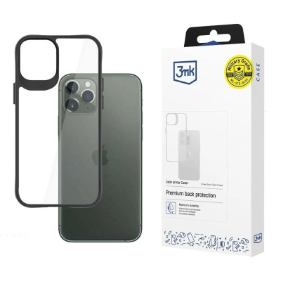 3mk Satin Armor Case+ pro Apple iPhone 11 Pro, čirá