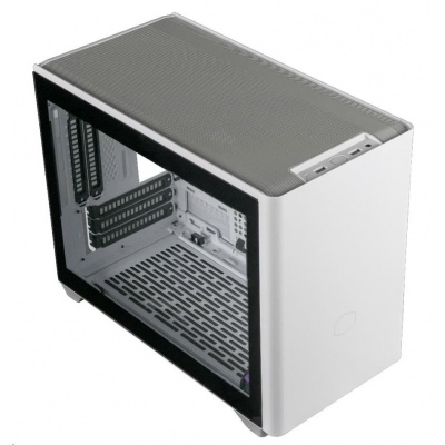 Cooler Master case MasterBox NR200P White, mini-ITX, mini-DTX, bílá, bez zdroje