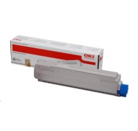 Čierny toner OKI pre MC851/861<>br> <b>Kapacita:</b> 7 000 str. pri 5 % pokrytí.