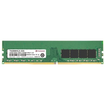 DIMM DDR4 32GB 2666MHz TRANSCEND 2Rx8 2Gx8 CL19 1.2V