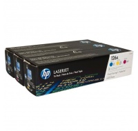 HP 126A CMY 3-pack LJ Toner Cart, CF341A (1,000 / 1,000 / 1,000 pages)